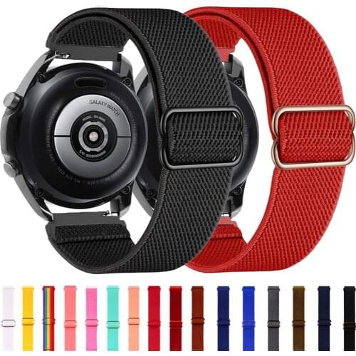 Solo Loop Strap For Xiaomi Huami Amazfit GTS 2 Mini 2E GTR 42MM Smart Watch Fabric Adjustable Band For Amazfit Bip S U Pro Lite