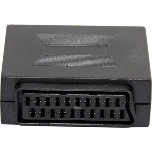 21 Pin Scart Coupler Cable Lead Joiner Connect Adaptor Female to Female Socket