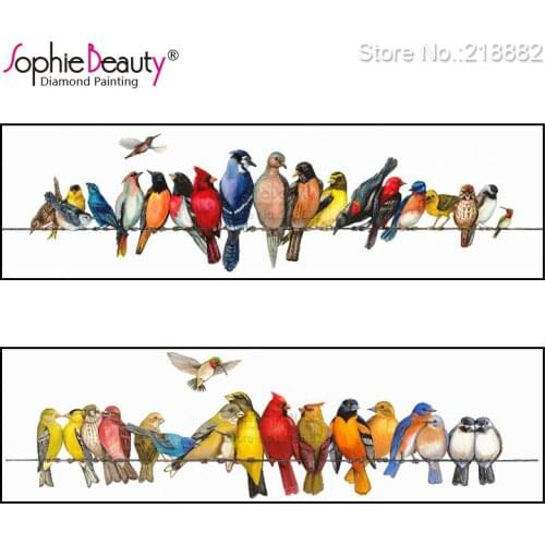 Sophie Beauty Diy Diamond Painting Cross Stitch Needlework Embroidery Europe Animals Bird For Kids Gift Handcraft Mosaic Art Kit