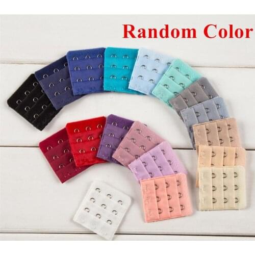 10PC Bra Extenders Strap Extension 3 Rows 3 Buttons Elastic Narrow Brassiere Extension Hooks Bra Extenders Womens Accessoires