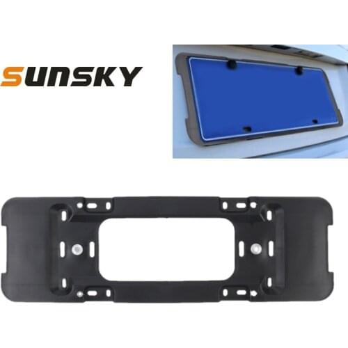 Universal Car License Plate Base Bracket Holder Front Rear Auto License Backing Base Simple License Plate Frame Backing Base
