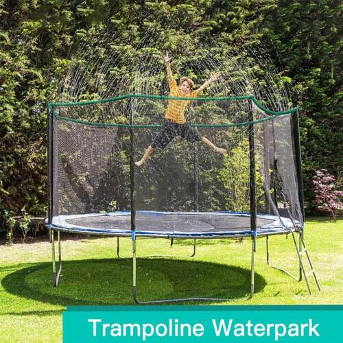 High Quality Trampoline Sprinkler Pipe Hose with Durable Adjustable Head for Summer Outdoor Backyard Water Park Game Toys