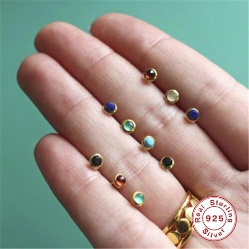 BOAKO 2021 Trend Zircon Pendientes Plata 925 Sterling Silver Stud Earrings for Women Piercing Earring Jewelry Gifts Brincos CZ