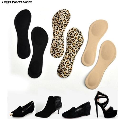 1 Pair Women High Heels Sponge 3D 4D Shoe Insoles Cushions Pads DIY Cutting Sport Arch Support Orthotic Feet Care Massage hot