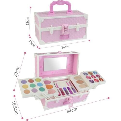 2019 Cosmetic Makeup Box Set for Girls Makeup Palette Eye Shadow Nail Polish Lip Balm Water Powder Makeup Box