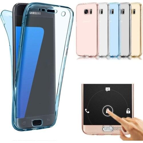 360 Silicon Soft For Samsung Galaxy J8 J6 Plus J4 2018 J530 J730 J330 Case TPU Full body Cover for iPhone 11 Pro XS Max X XR