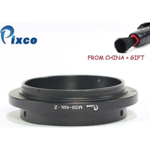 Pixco M39-Z6, Z7 Lens Mount Adapter Ring M39 Lens to Suit for Nikon Z Mount Camera For Nikon Z6, Z7 +Gift