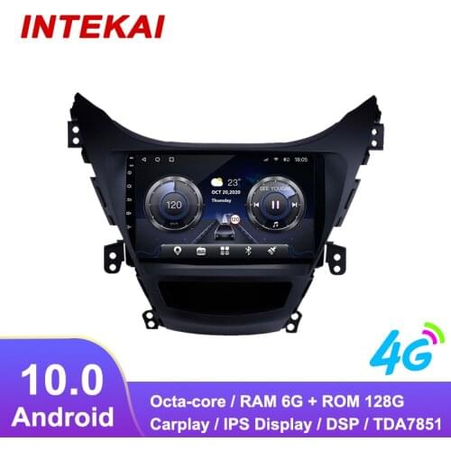 9"Android 10.0 Car Radio GPS Navigation autoradio multimedia player for HYUNDAI Elantra 2011 2013 head unit stereo