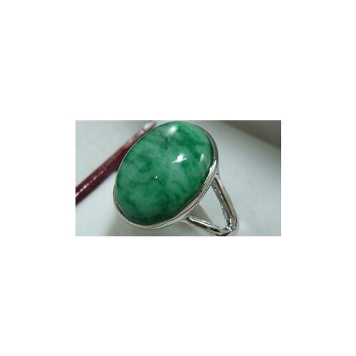 Free Shipping 2 colors wholesale simple style green/white Natural jade fashion ring(#7.8.9)