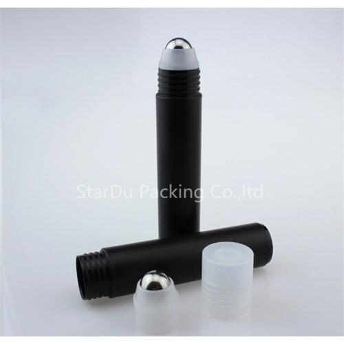 Free shipping 24pcs/lot 35ml Plastic Roll On Bottle, 35CC Roll-on Perfume Bottle,Steel Roll On Oil Container