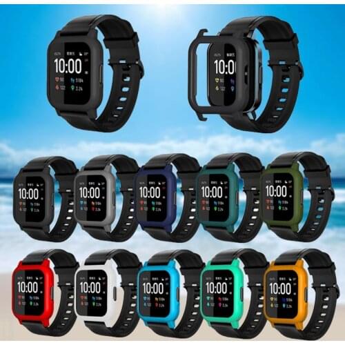 Colorful Case For Xiaomi Haylou LS02 Smart Watch Hard PC Resist-scratch Shell Protector Protective Wristwatch Frame Cover