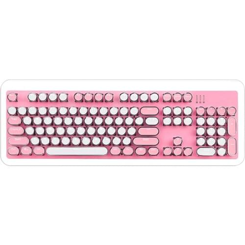 Electroplated Round Mechanical Keyboard 104 Keycaps PBT Translucent Keycaps Mechanical Game Keycaps (Keycaps Only)