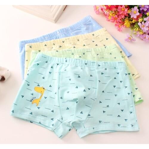 Kids Boys Underwear Cotton Boxer Briefs Fashion Cartoon Children Underpants Soft Panties for Boy