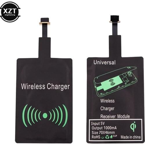New Universal Qi Receiver for Samsung Galaxy S5 J7 J3 J5 A3 Wireless Charger Receiver Adapter for Android Phone Charging Coil