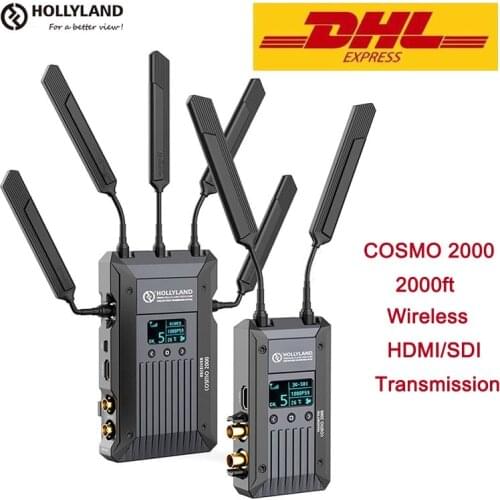 Original Hollyland COSMO 2000 2000ft 1080P Wireless HD Image Video Transmitter Receiver Wireless HDMI SDI Transmission System