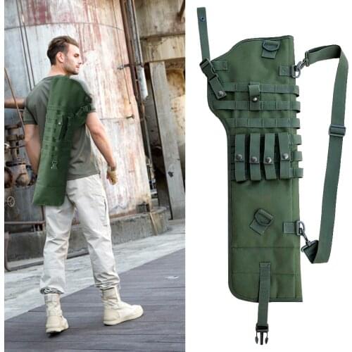 Outdoor Hiking Sport Travel Shoulder Bag Molle Bag Nylon Rifle Gun Pouch Protector Cover Case Backpack for Outdoor Sports