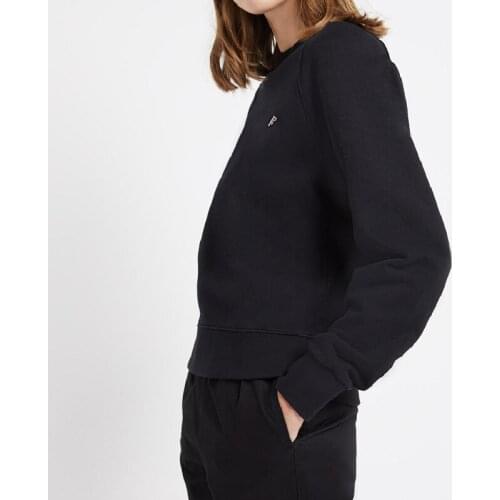 Little Fox Embroidered Women and Men Sweatshirt O-Neck 2021 Spring Autumn Casual Long Sleeve Unisex Pullover Tops Jumpers