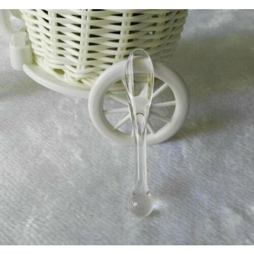 High Quality Transparent PS Plastic Cosmetic Mask Spoon Mask Stick Masks Beauty Makeup Tool 800PCS