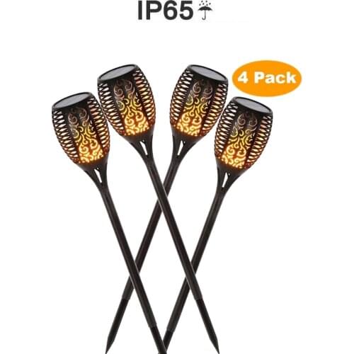 1/8 pcs Solar Flame Torch Light Flickering Waterproof Garden Lamp Decor Landscape Lawn Lamp Path Lighting Torch Outdoor Lights s