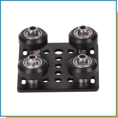1set 3D Printer parts Openbuilds V gantry plat set special slide plate pulley for 2020 /2040 V-slot aluminum profiles wheels 4.5