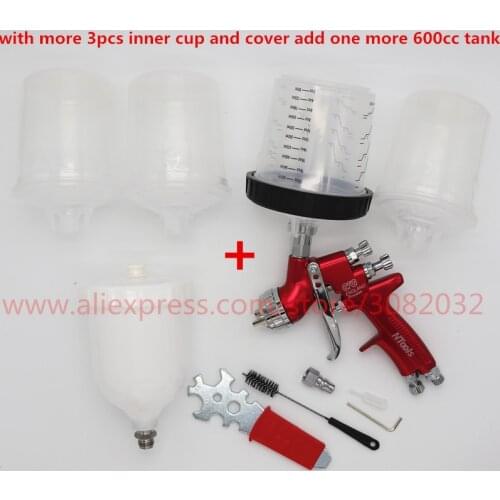 Adapter Pot Joints Spray Gun With PPS Type H/O Quick Cup, No cleaning Cup Spray Gun Adapter/Paint Spray Gun /Sprayer Gun