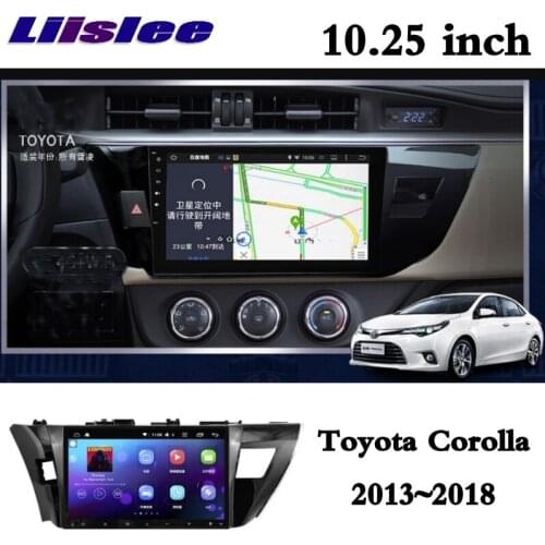 For Toyota Corolla E170 2013~2018 LiisLee Car Multimedia CarPlay Adapter GPS Audio Radio Stereo Original Style Navigation NAVI