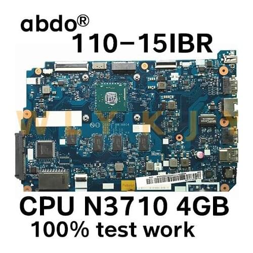 CG520 NM-A804 is suitable for Lenovo ideapad 110-15IBR notebook motherboard 5B20L77438 CPU N3710 4G RAM 100% test work