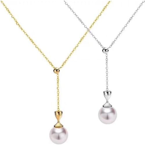 Pure silver Empty set of Necklace Chains For Jewelry Making Diy Supplies Handmade Jewelry Accessories