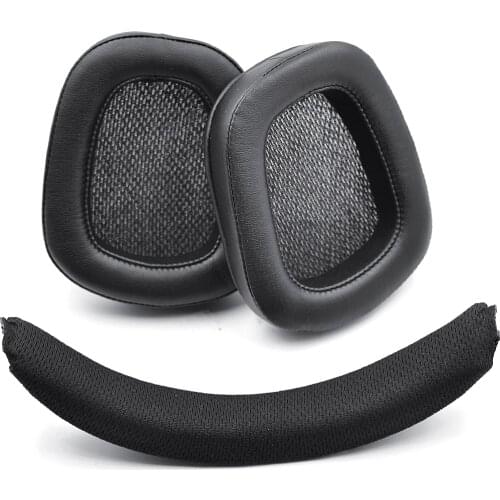 Defean Replacement Repair Parts Suit ear pads headband for Logitech G533 G 533 Artemis headphones
