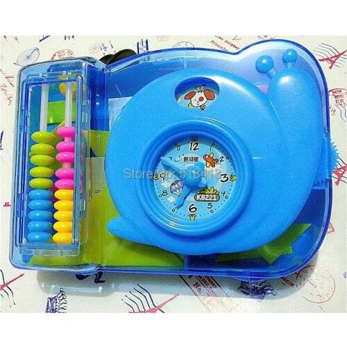 Kindergarten Pupils Boxes Of Multi-function Camera Geometry Jigsaw Puzzle For Bar Educational Unisex Plastic 13-24 Months Math