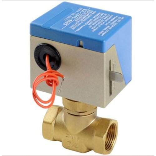 Fan-coil electric valve VA-7010 electric central air-conditioning two-way valve three-way solenoid valve 4 points 6 points 1 inc