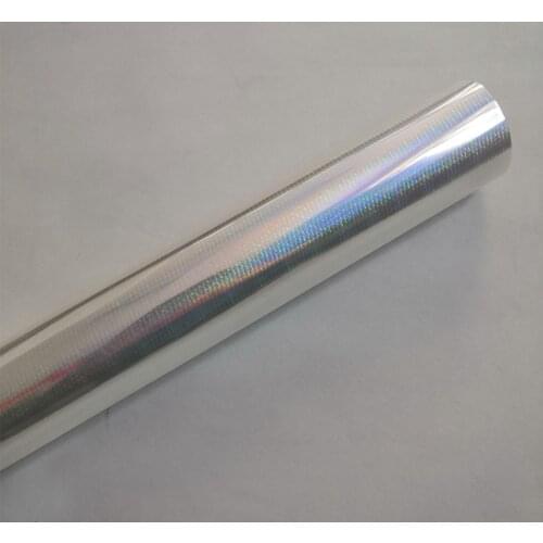 Holographic foil transparent meteor shower pattern stamping foil hot press on paper or plastic heat transfer film