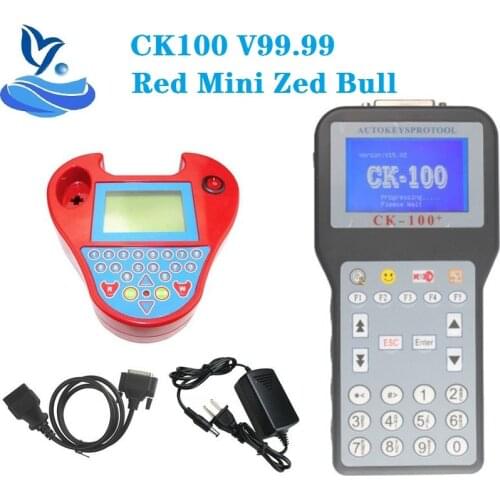 CK 100 Code Scanner Tool CK100 Auto Key Programmer CK-100 V99.99 V46.02 With Mini Zed Bull OBD2 Diagnostic Tool Car Fault Reader