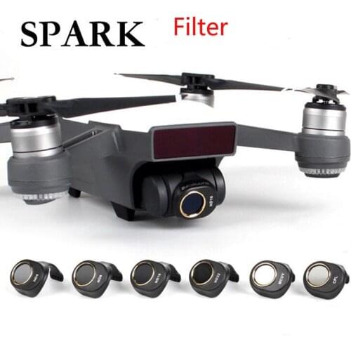 Spark Gimbal Camera Lens Filter Combo ND4 ND8 ND16 ND32 MCUV CPL for HD Clear Lens Filter Kit for DJI Spark Drone Accessories