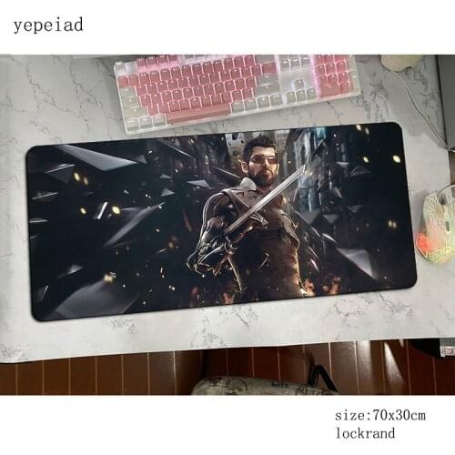 Deus Ex pad mouse cute computer gamer mouse pad 700x300x3mm padmouse big Mass pattern mousepad ergonomic gadget office desk mats