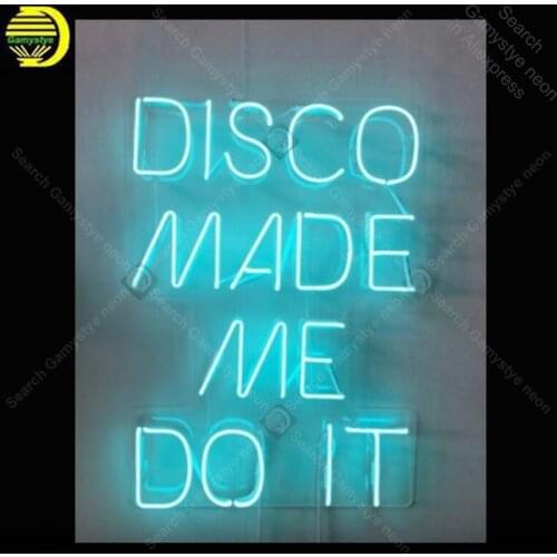 Neon Sign for Disco Made Me Do It Display Decoracion Express ship Beer Neon Light up wall sign Neon Signs for bedRoom Letrero
