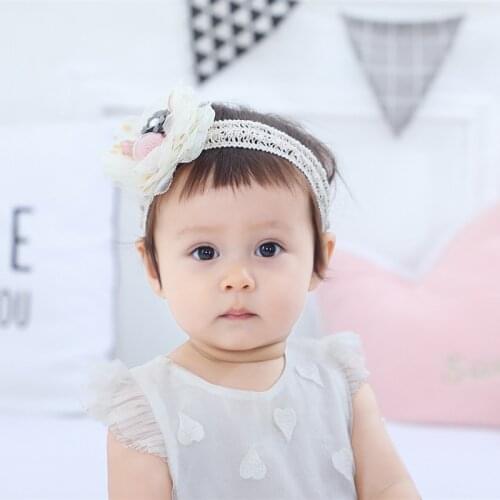 2021 New Baby Floral Headband Flower Hair Bands Belt Children Headbands Baby Headdress Princess Baby Girl Hair Accessories