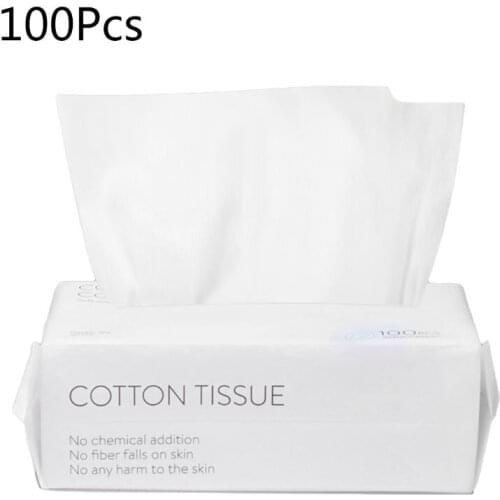50/100pcs Disposable Face Towel Travel Cotton Makeup Wipes Facial Cleansing