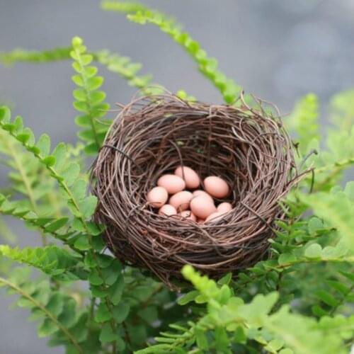 Sale~5Pcs/nest/artificial eggfairy garden gnome/terrarium home decor/bonsai/bottle garden/miniatures