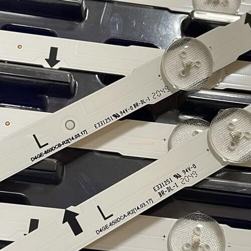 LED Backlight bar strip For SAMSUNG 2014SVS65F 3228 R+L BN96-30435A BN96-30436A UN65H6300 UN65H6350 HG65ND478RF UE65H6400