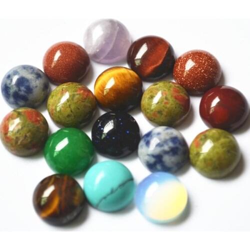 Tiger Eye natural stone round cabochons 10mm*10mm*5mm 50pcs/lots freeshipping Wholesale hot selling agats unakite Malachite