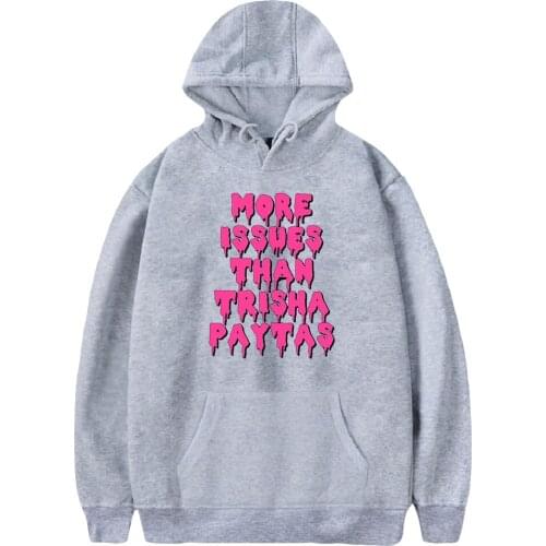 Trisha Paytas Print Hoodie Autumn Winter Holiday Men/Women Hooded Streetwear Casual Style The Hoodies Kids Clothes Kawaii Tops