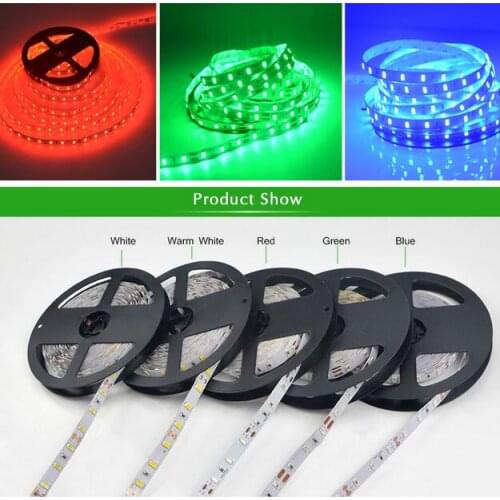 Non-Waterproof IP20 300 LED Strip Light 12V DC White/Warm White/red/green/blue/yellow Flexible Tape LED Strip SMD 5630 5730