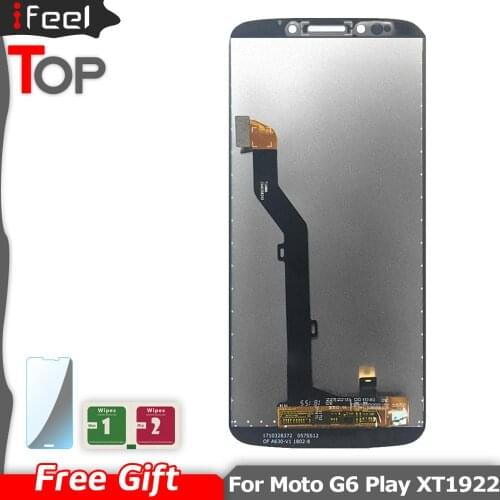 5.7" LCDS For Motorola Moto G6 Play Xt1922 XT1922-2 LCD Display Touch Screen Mobile Phone Display Digitizer Assembly