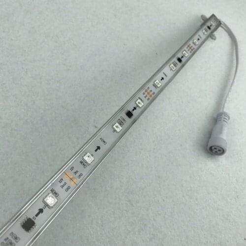 1m long DC12V WS2811 IC; 10pixels with 30leds;7.2W; LED rigid bar;RGB full color;IP68 rated