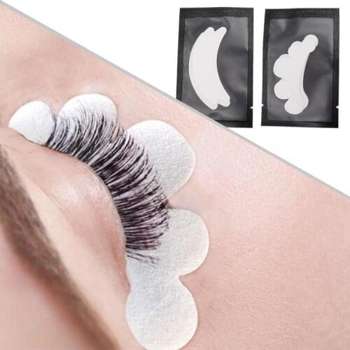 10 Pairs Under Eyelash Pad Disposable Eyelash Extension Patch Sticker For Removing Eyelashes Eye Pads Patches For Makeup Tool