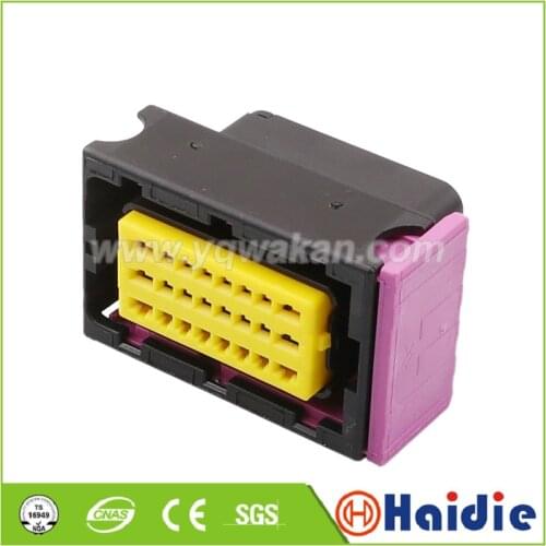 2sets 24pin auto wiring harness plug cable electric plug connector