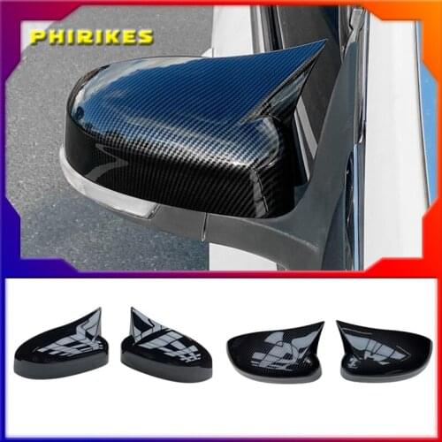 2pcs/Set Car Door Side Mirror Cover Replacement Parts For Ford Focus