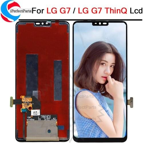 6.1" for LG G7 G7+ G710EM G710PM G710VMP LCD Display Touch Screen Panel Digitizer Assembly Replacement Parts for LG G7 ThinQ LCD