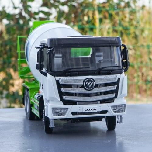 Original Authorized Authentic 1:24 Scale Foton Auman Est Loxa L9 Concrete Mixer Truck Engineering Machinery Diecast Toy Model F